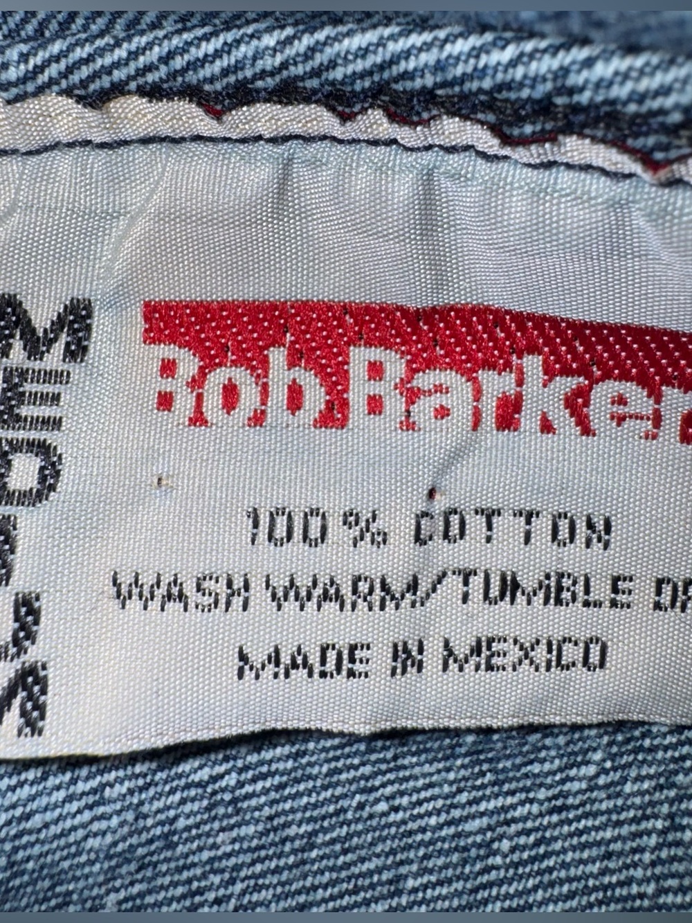 movie and TV studio wardrobe department BOB BARKER DENIM medium PRODUCTION-WORN - Picture 1 of 4